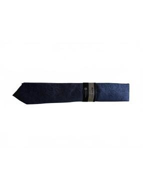 Alfani ALFATECH Blue Leaf Patterned Tie